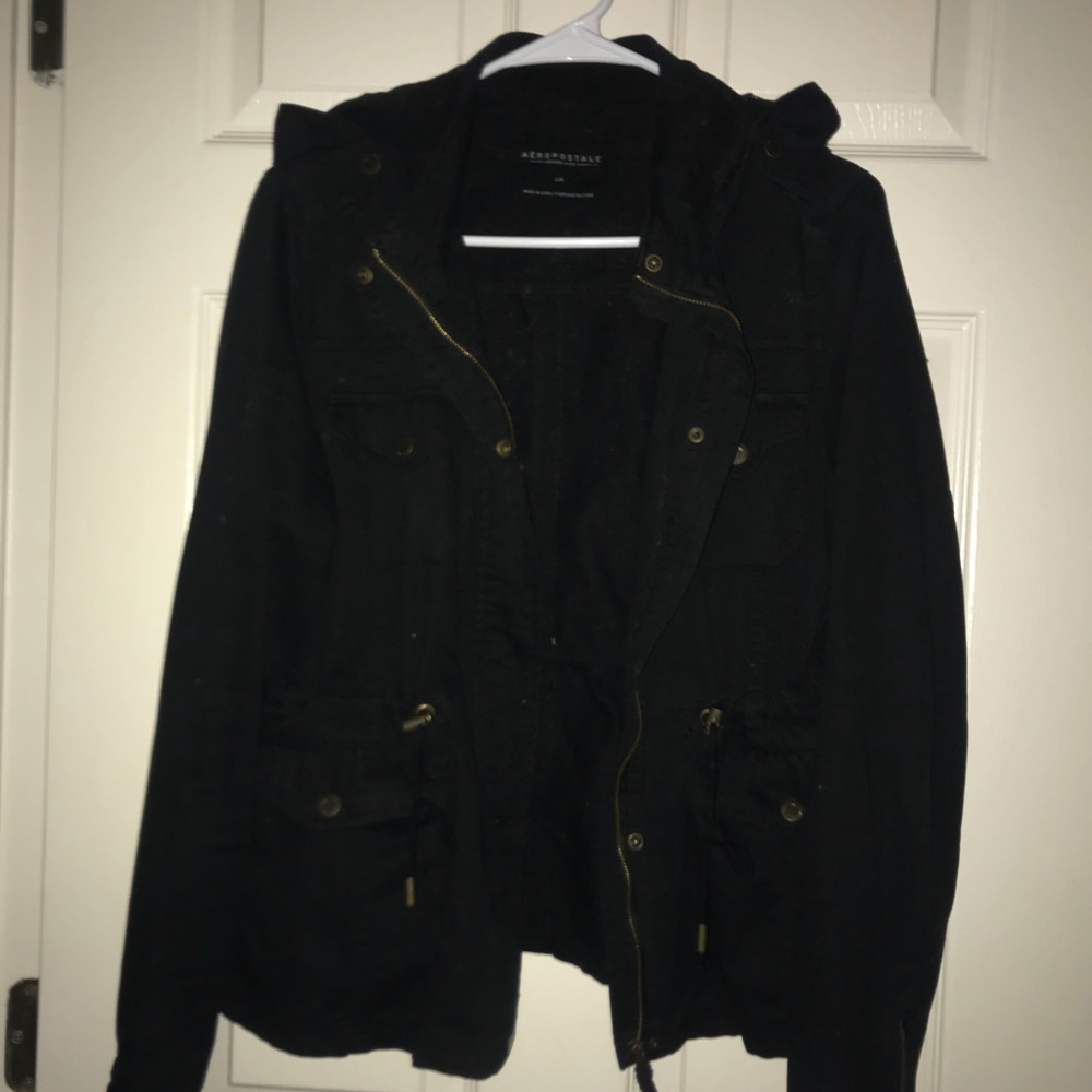Black lightweight jacket